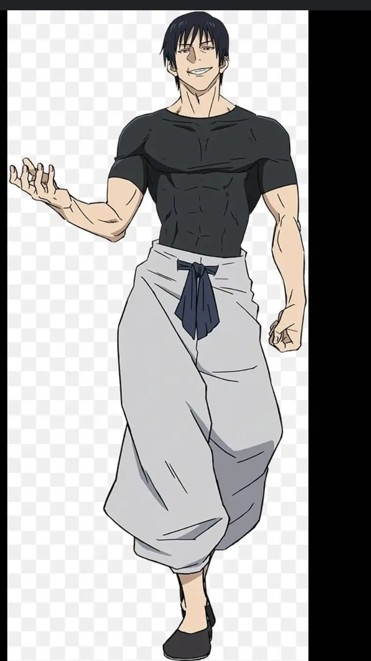 ai character: toji fushiguro  background
