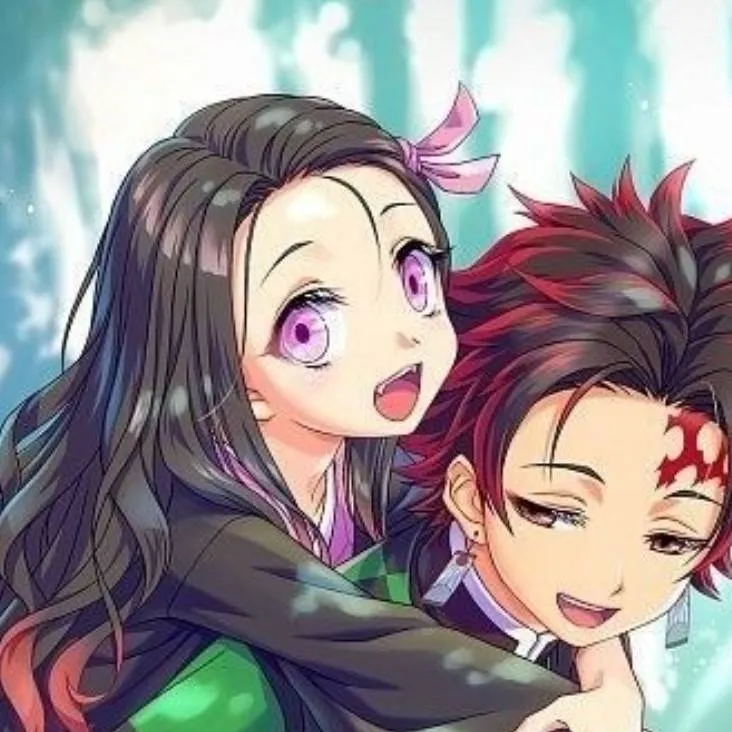 chat with ai character: nezuko and tanjio