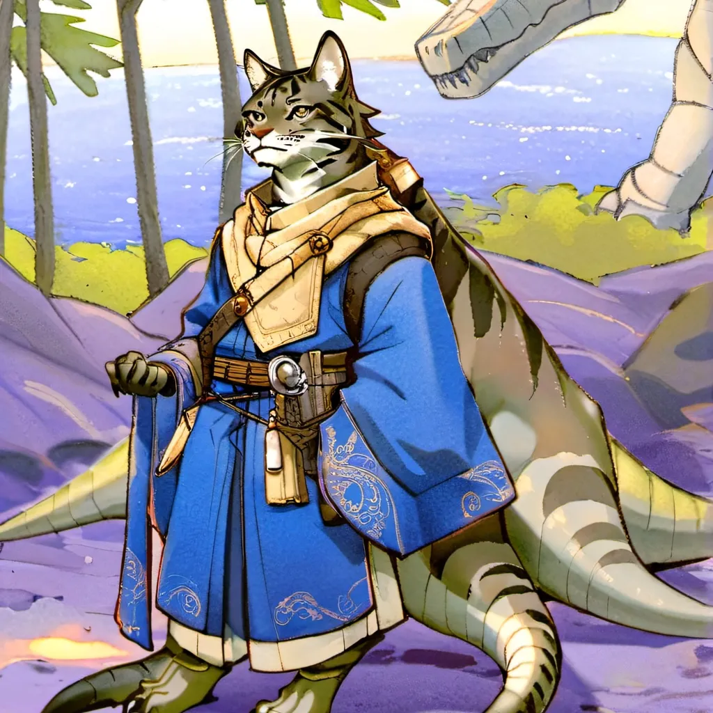 chat with ai character: Michi saurio rex