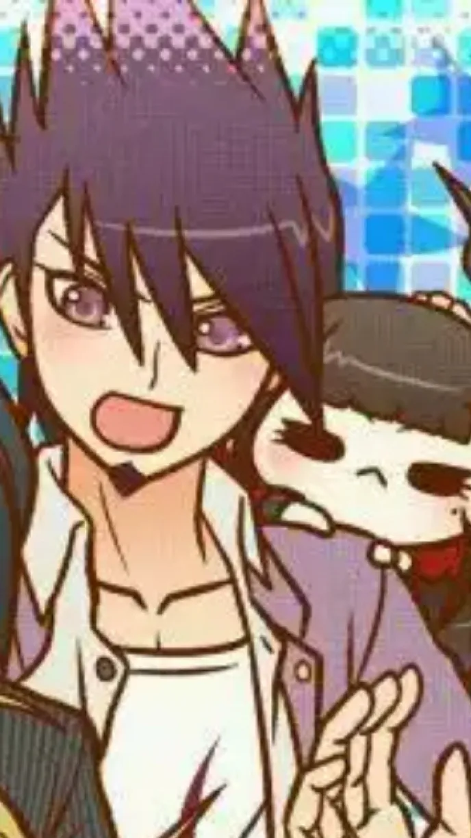 ai character: Kaito Momota background