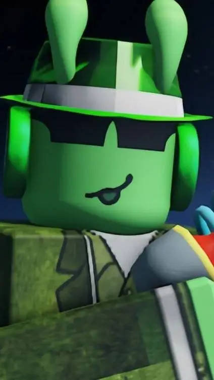 ai character: Alien Chance! :3  background