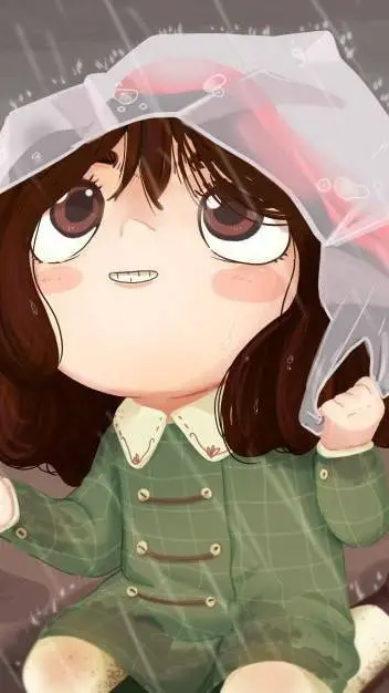 ai character: Little Misfortune background