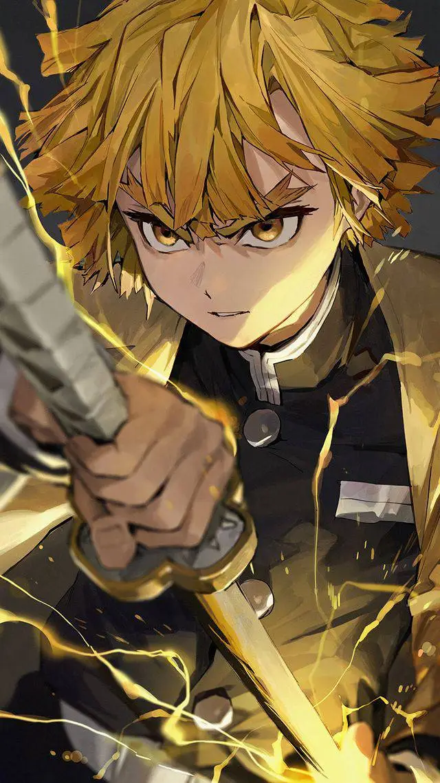 ai character: ⚡Zenitsu Agatsuma⚡ background
