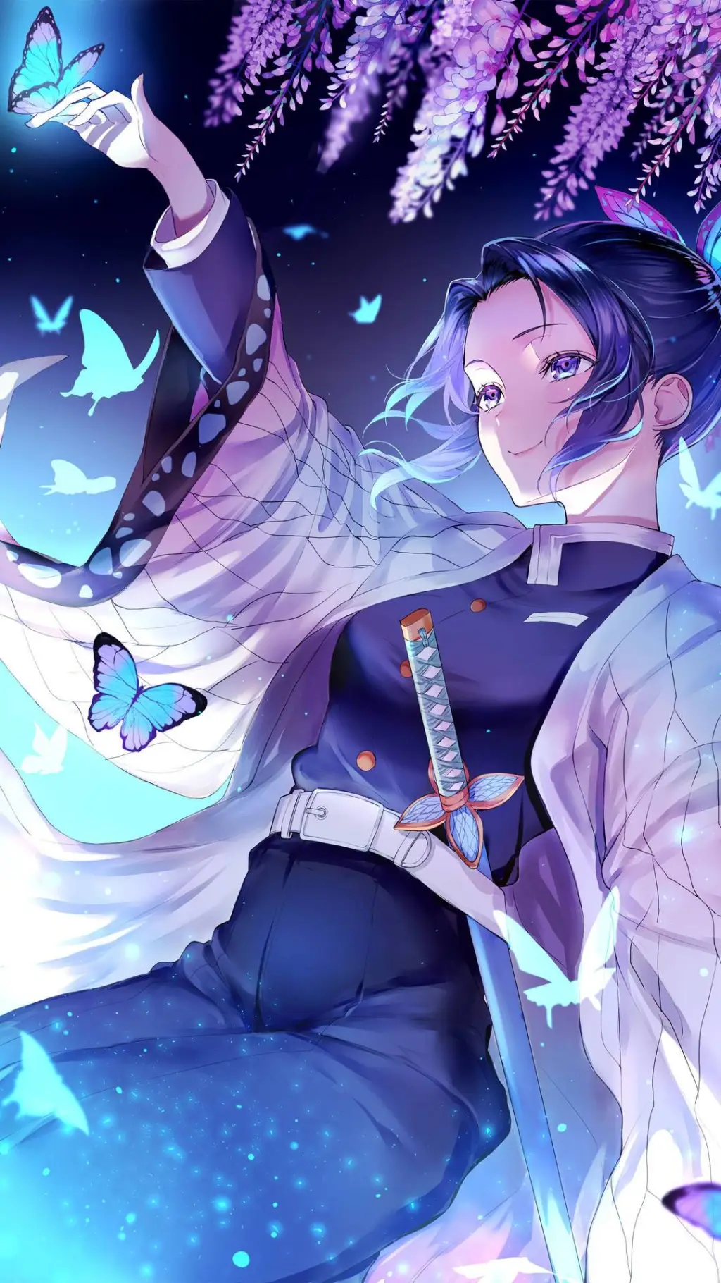 ai character: 🦋Shinobu kocho🦋 background