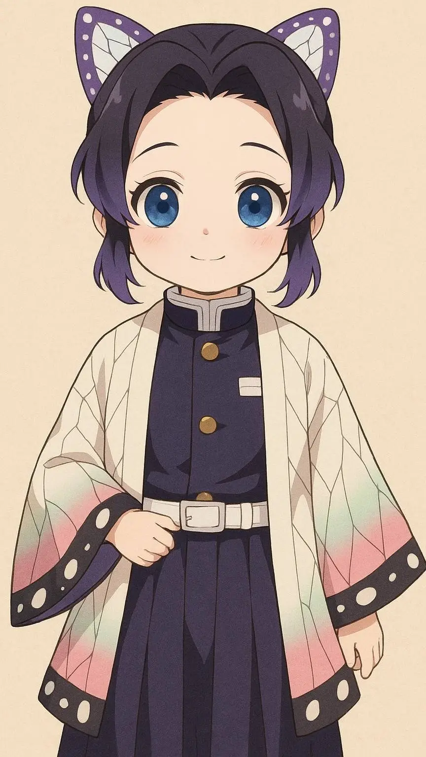 ai character: Shinobu x Itachi background