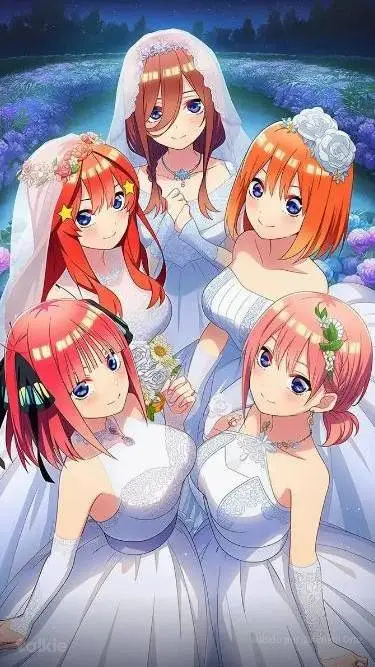 ai character: las quintillizas 🍷 background