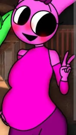 ai character: Pregnant pinki  background