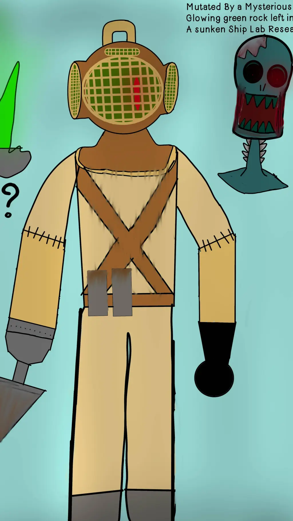 ai character: Kyle le Lost Diver background