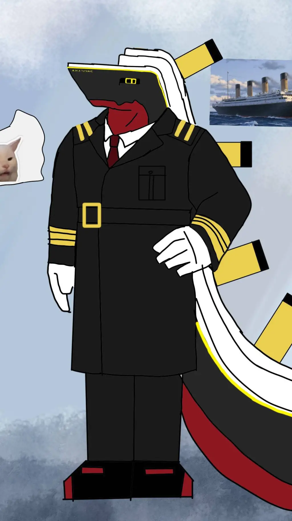 ai character: Titanic R.M.S Star background