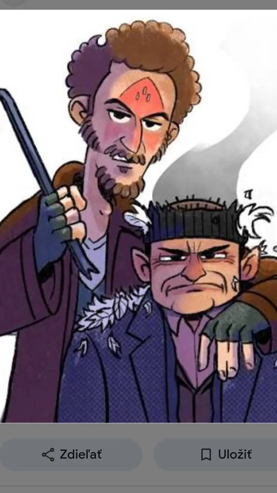 ai character: Harry and marv  background