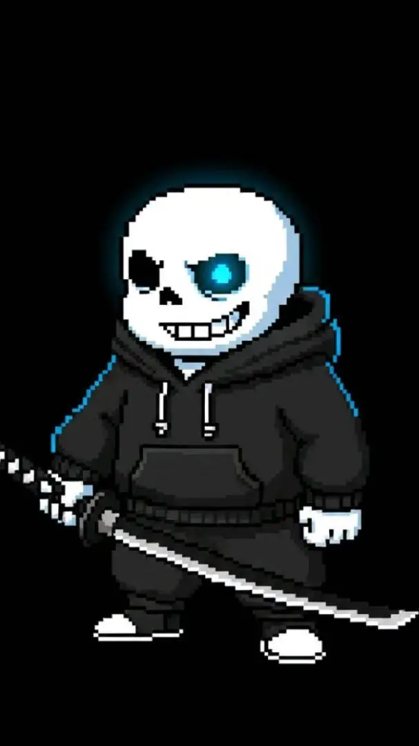 ai character: Sans  background
