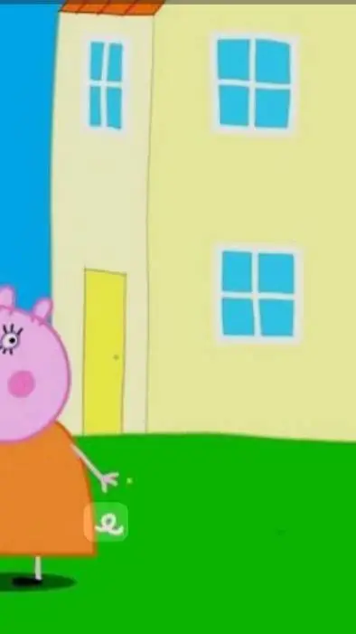 ai character: peppa pig  background