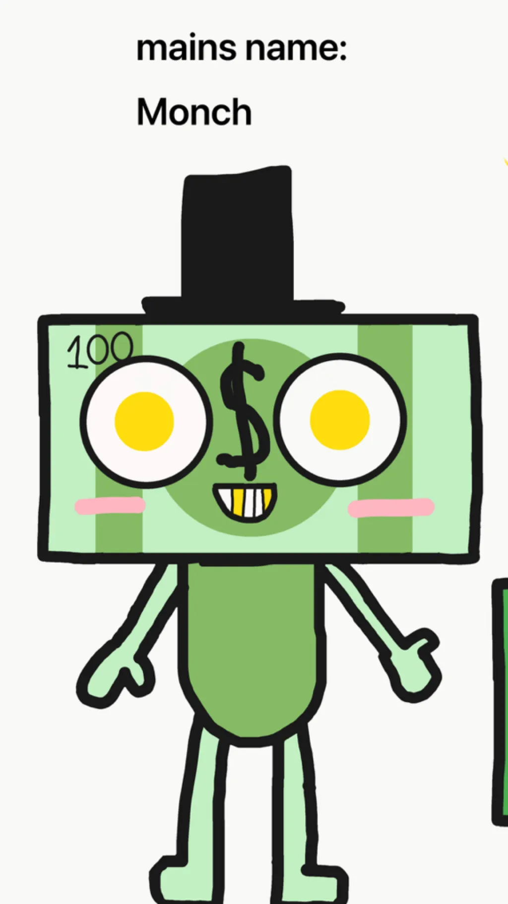 ai character: Monch  background