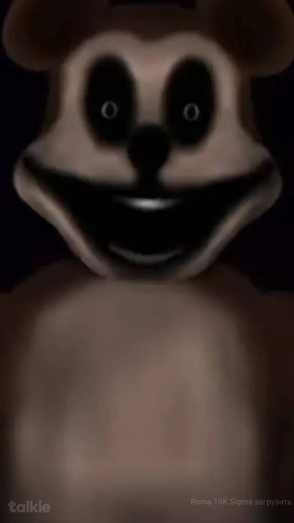 ai character: Baby Bear  background