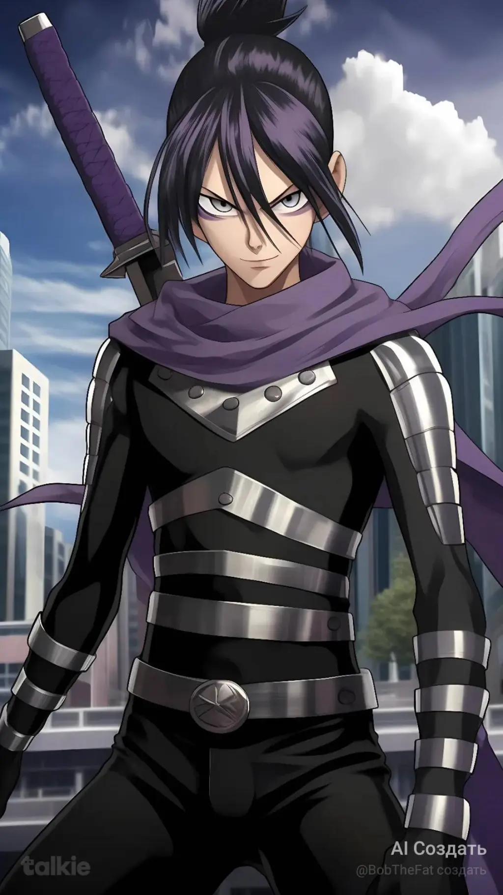ai character: Соник (OPM) background