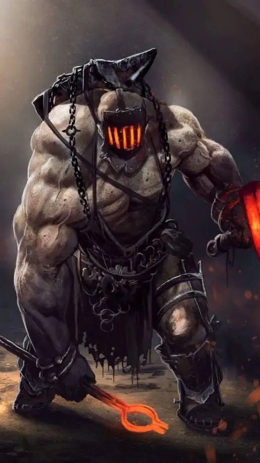 ai character: Чудище background