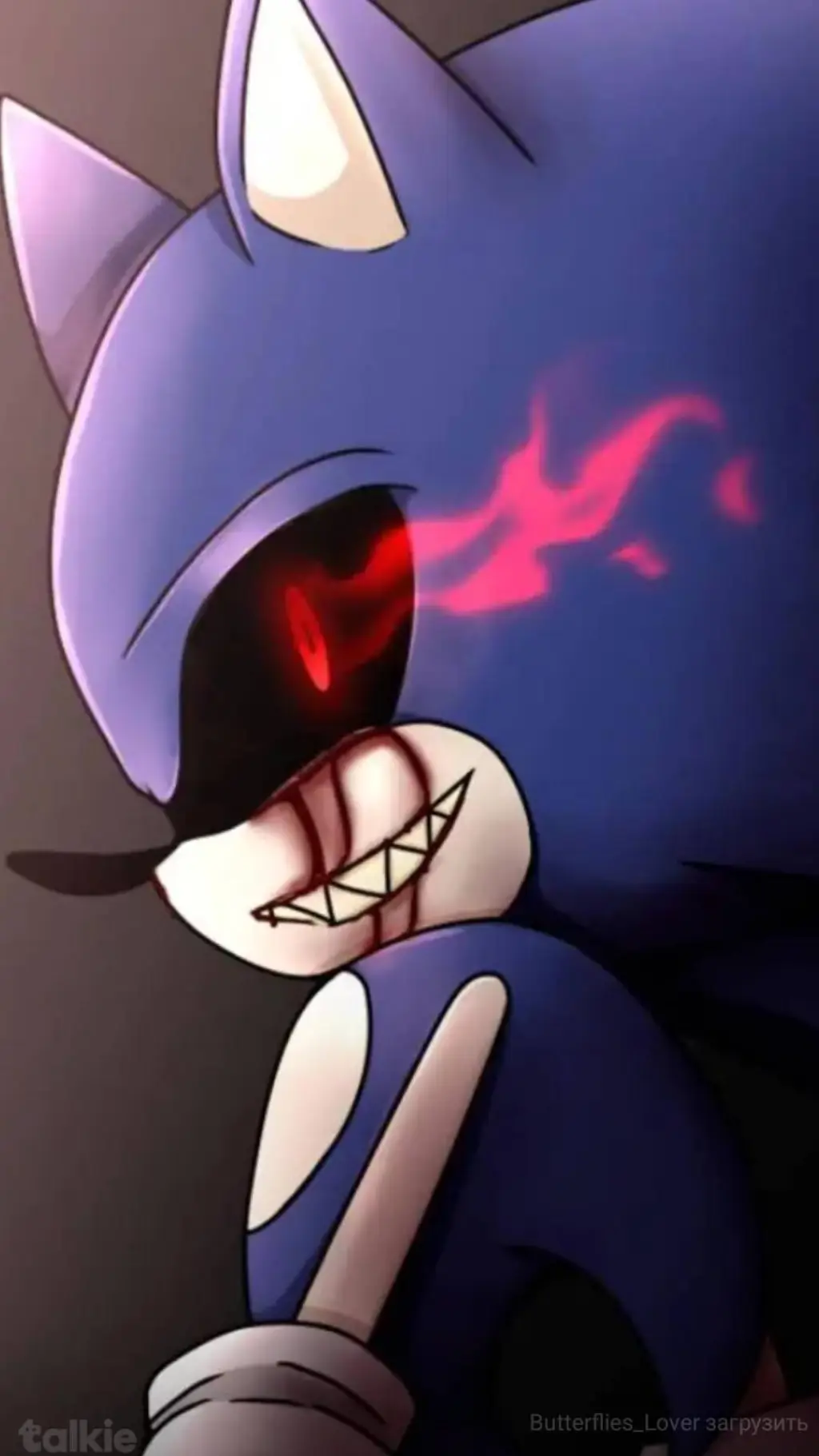 ai character: Sonic Exe  background