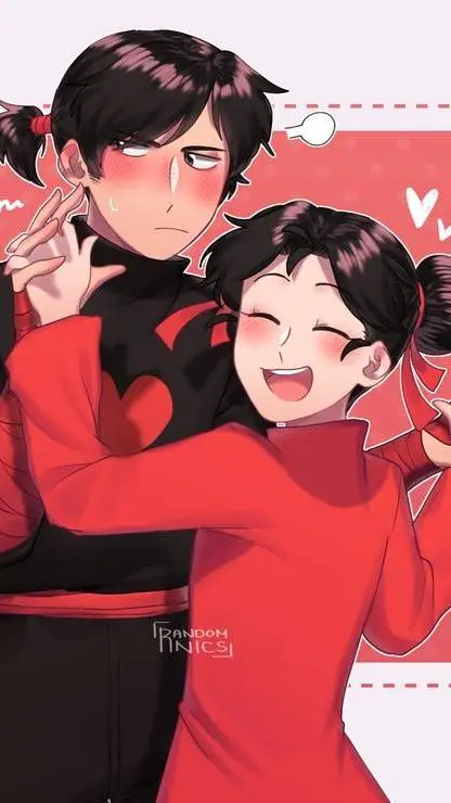 ai character: ❤Pucca y Garu🖤 background