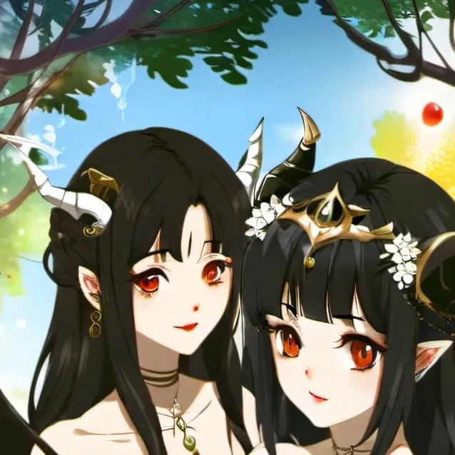 chat with ai character: meru and luna