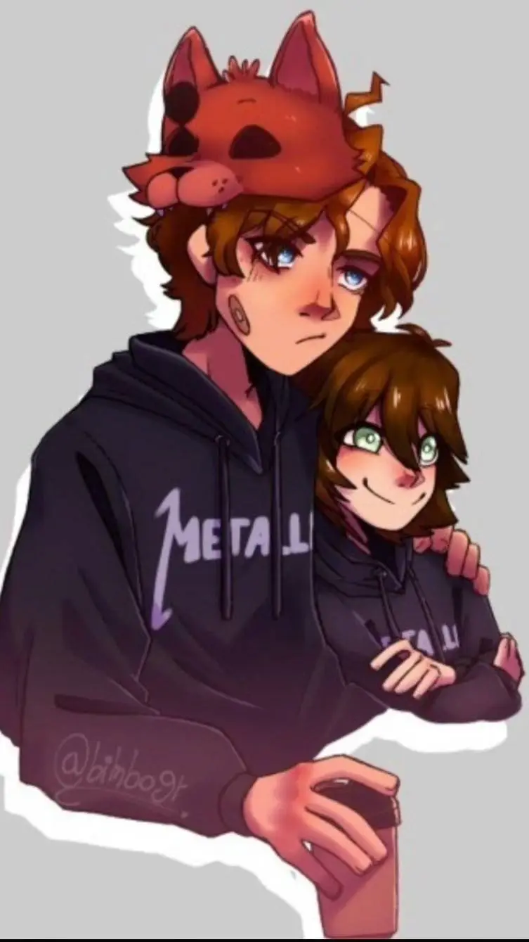 ai character: Afton Siblings background