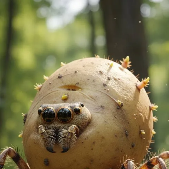 chat with ai character: potato spider