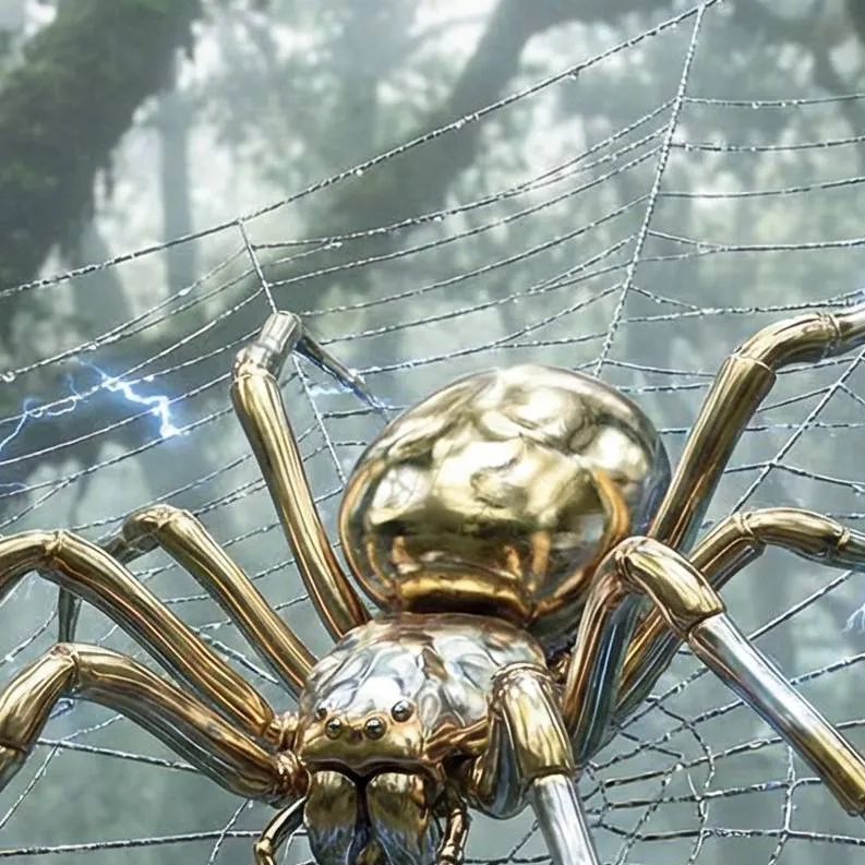 chat with ai character: a iron spider