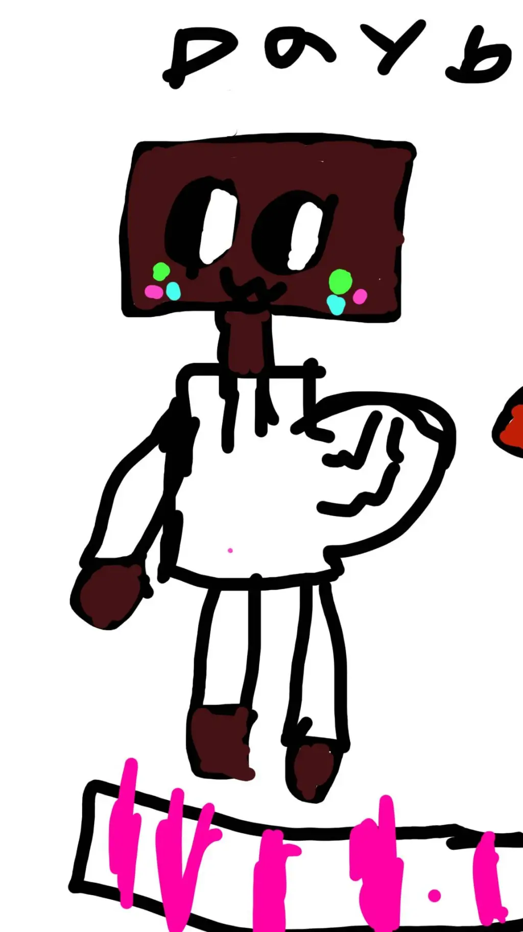 ai character: fruitcake vore background