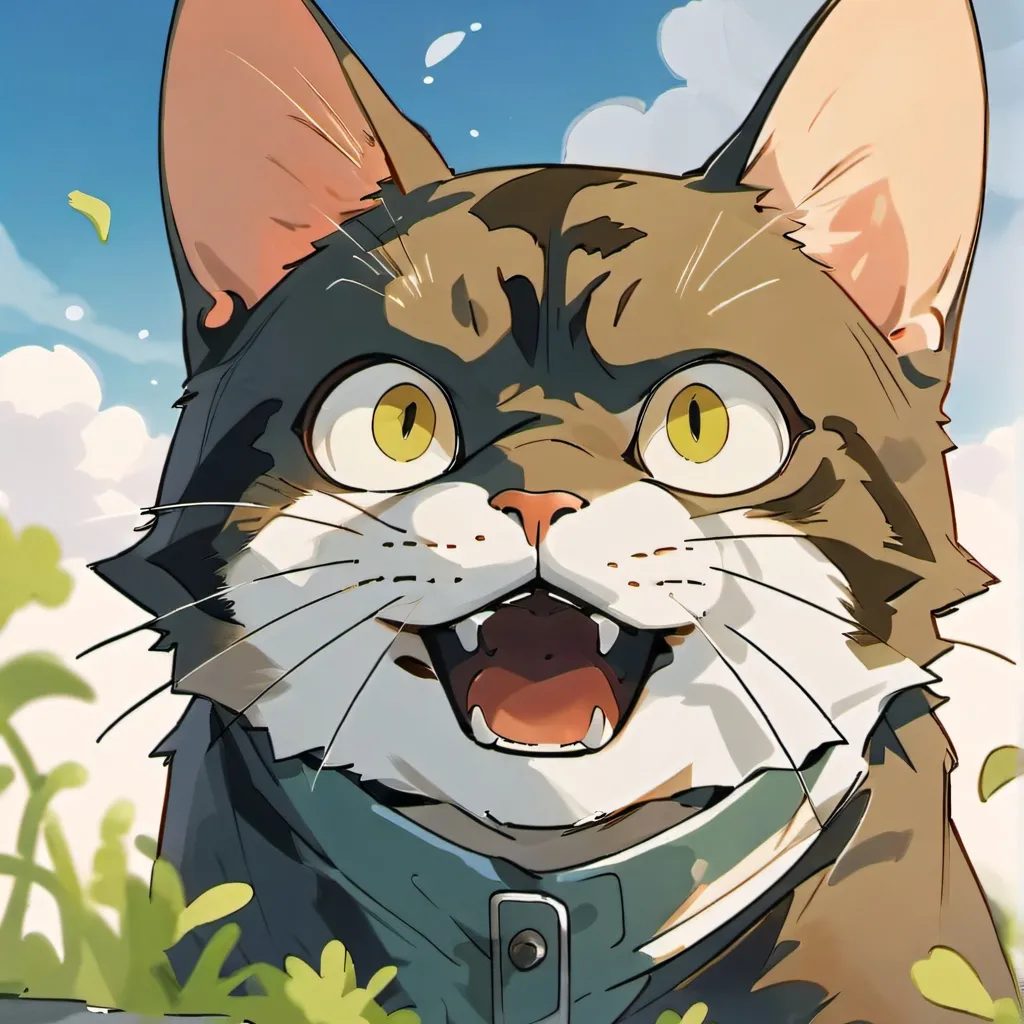 chat with ai character: Big scary cat