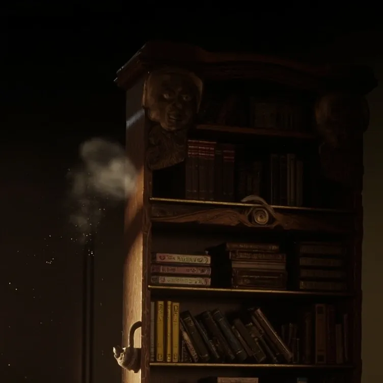 chat with ai character: Talking bookshelf