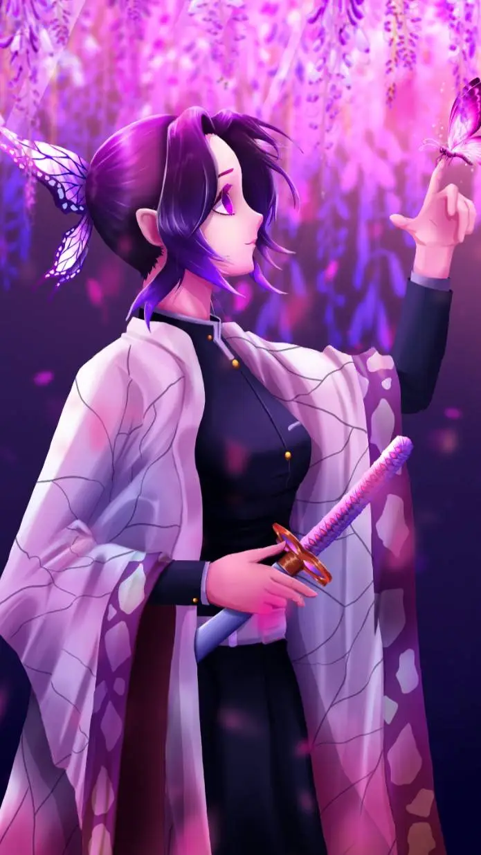 ai character: Shinobu-kocho background