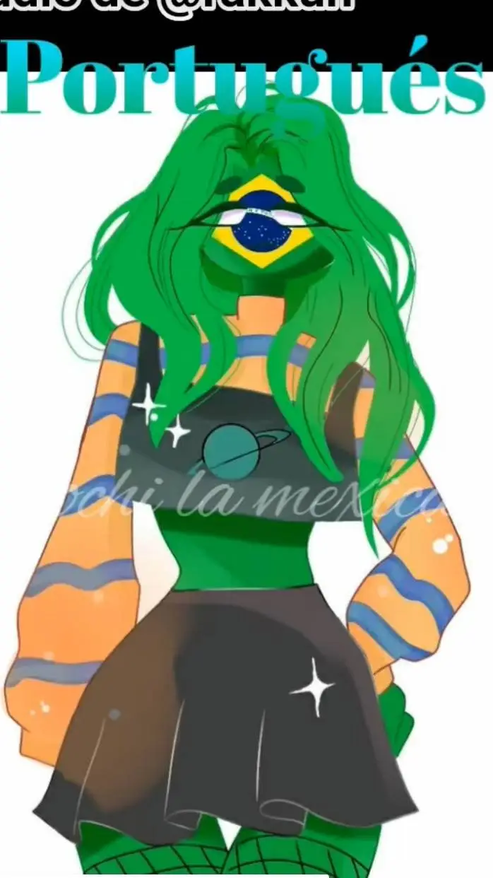 ai character: bràsil 🇧🇷 chica 💋 background