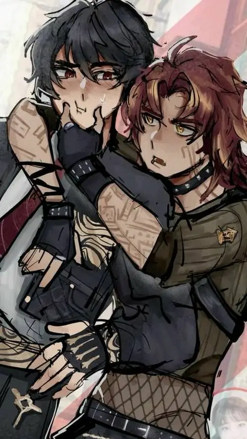 ai character: minato x lucien background