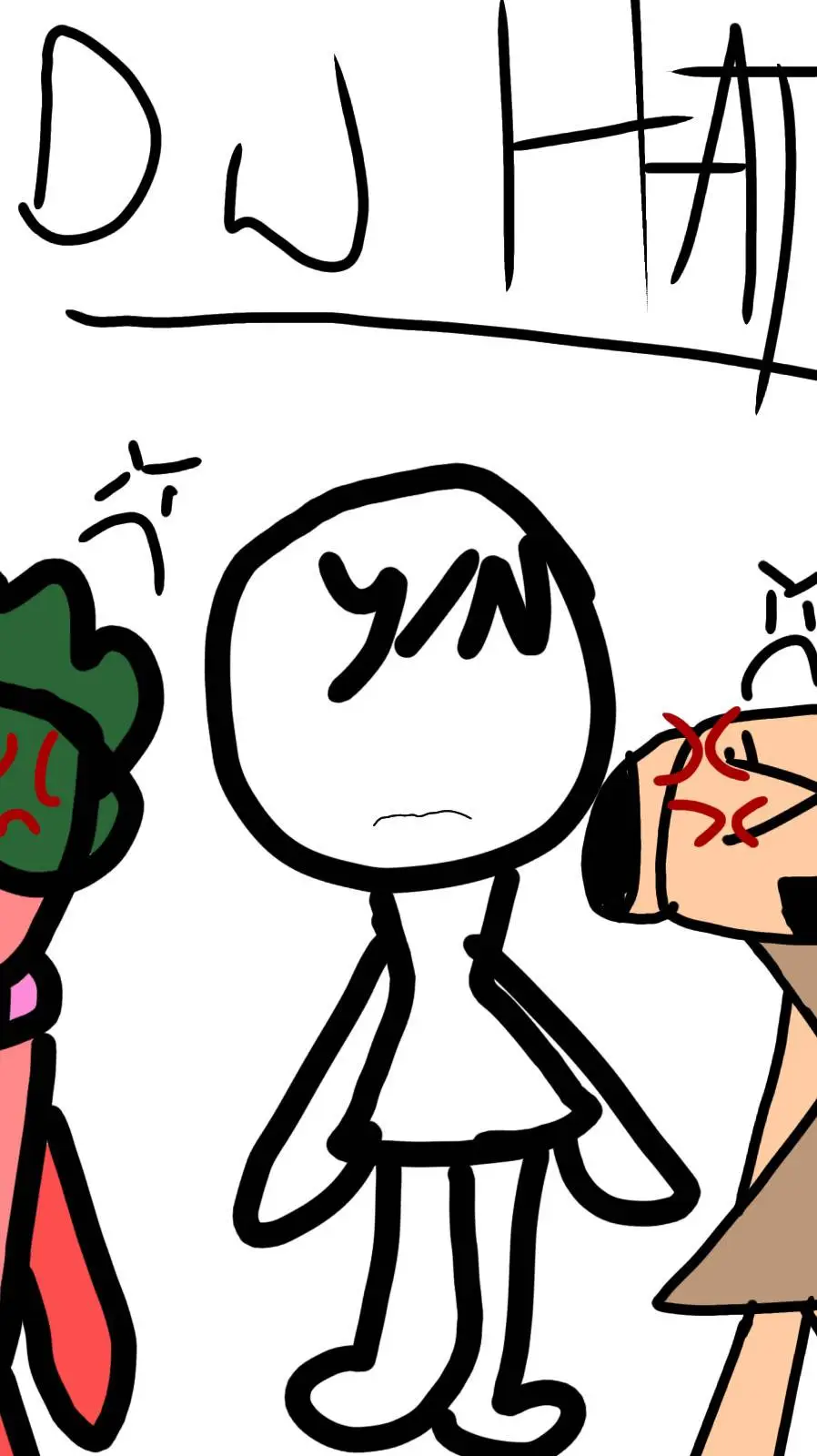 ai character: Dw HATES Y/N?! background