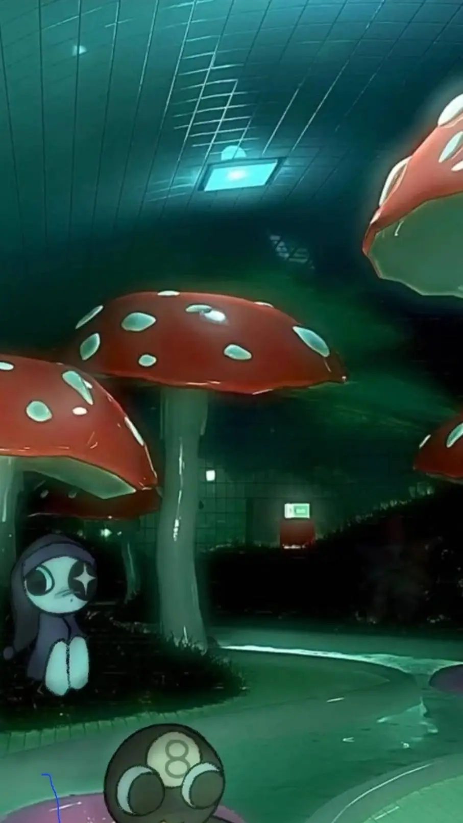 ai character: Dreamcore Dw background