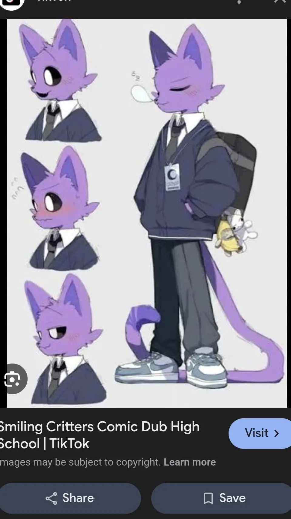 ai character: Critter high background