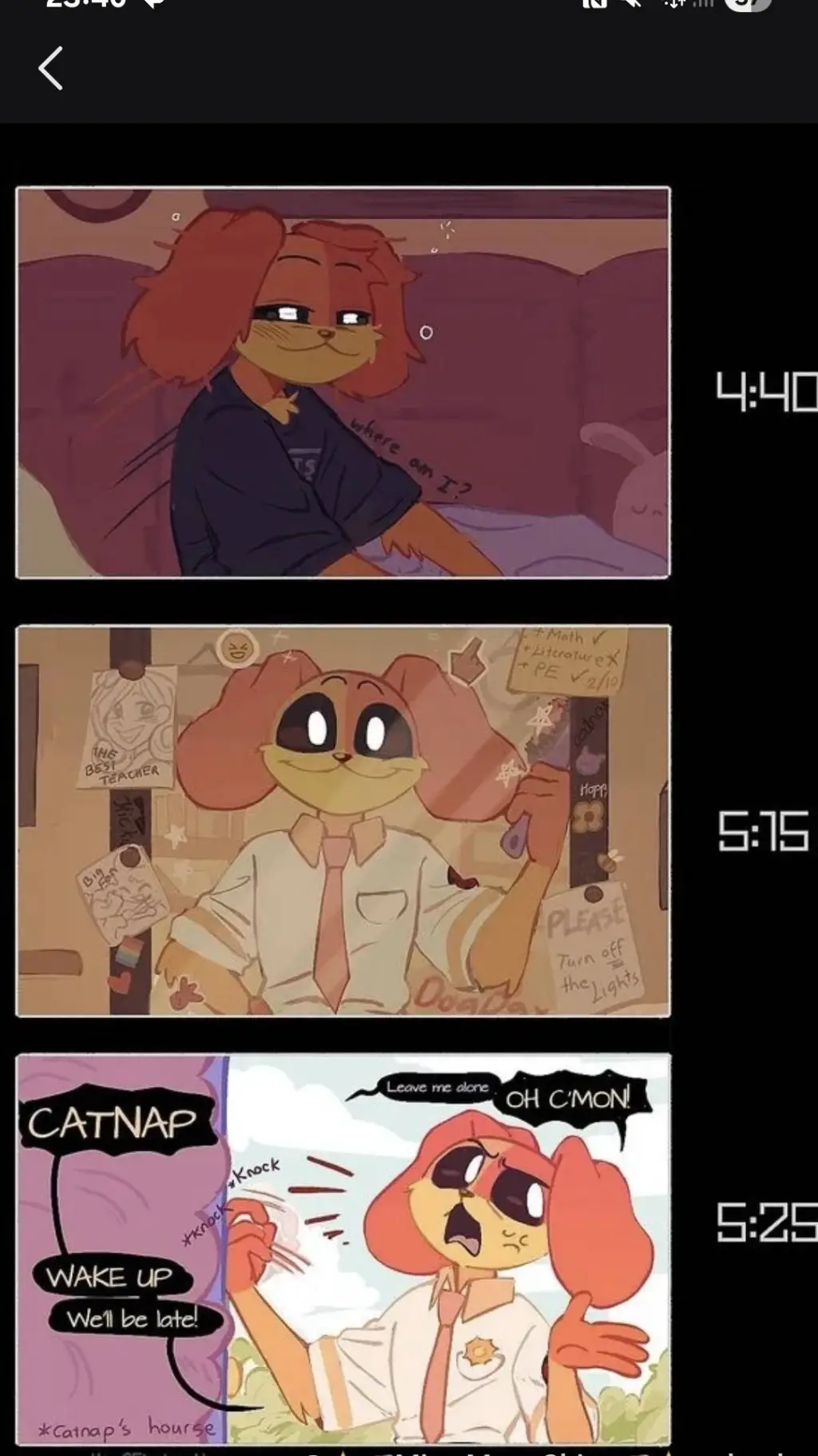 ai character: critter collage background