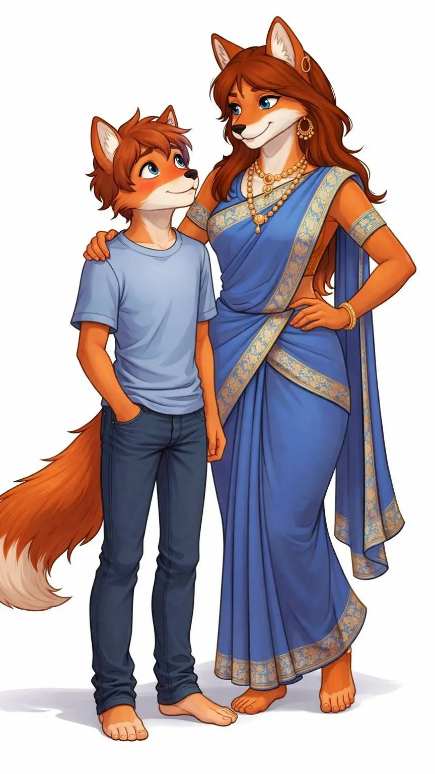 ai character: Sinara and Rover background