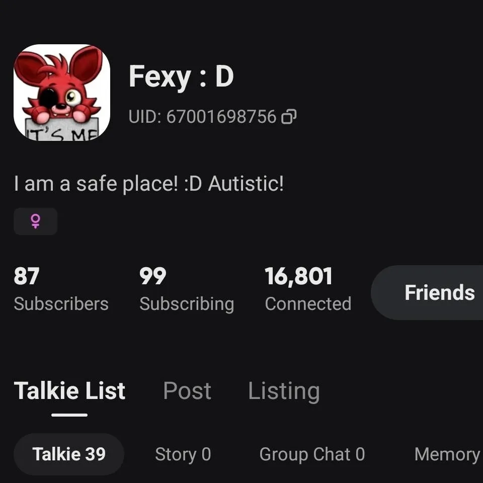 chat with ai character: fexy