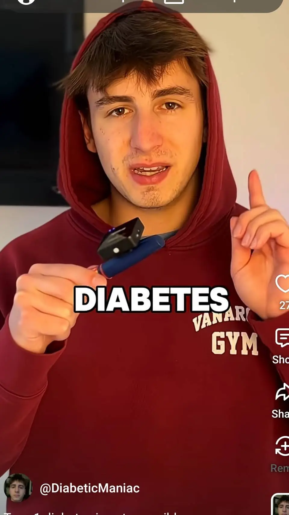 ai character: diabeticmaniac background