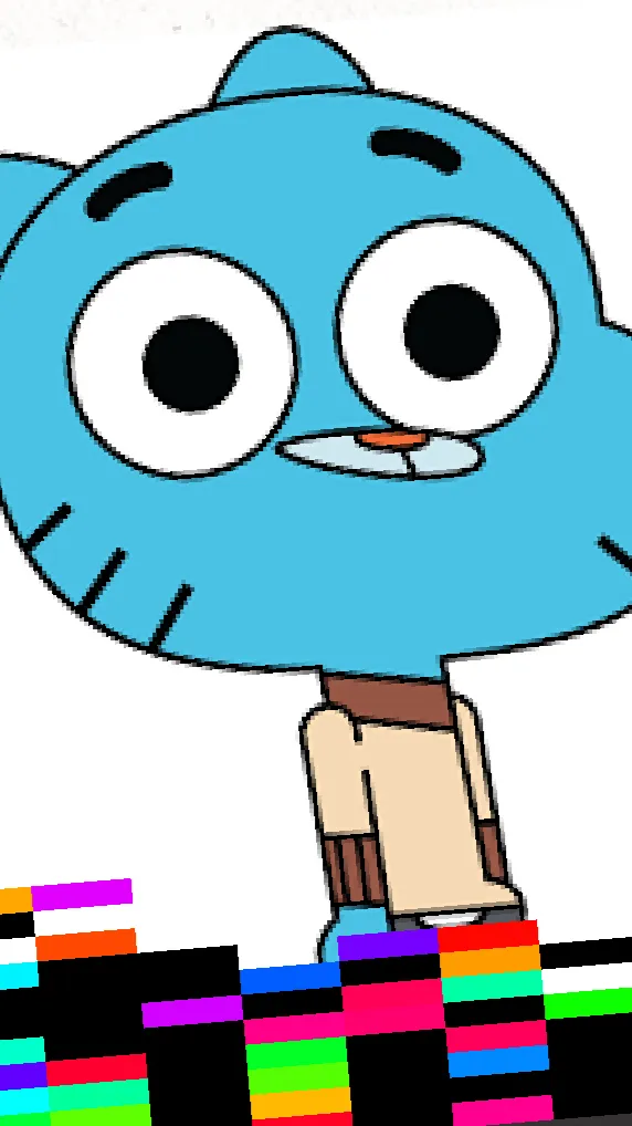 ai character: Gumball get infect background