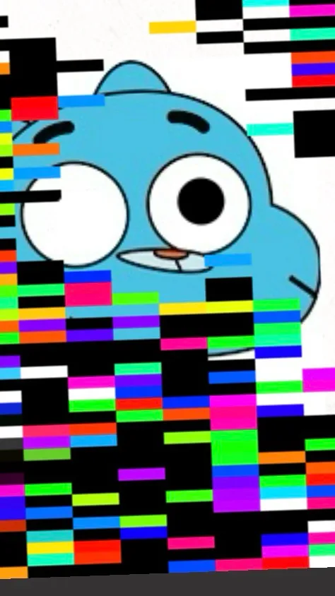 ai character: gumball half infec background