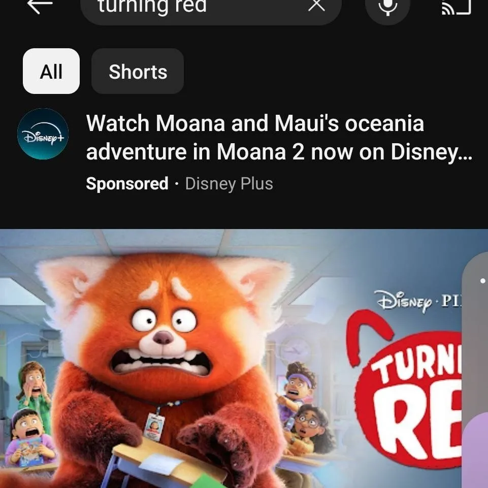 chat with ai character: turning red 