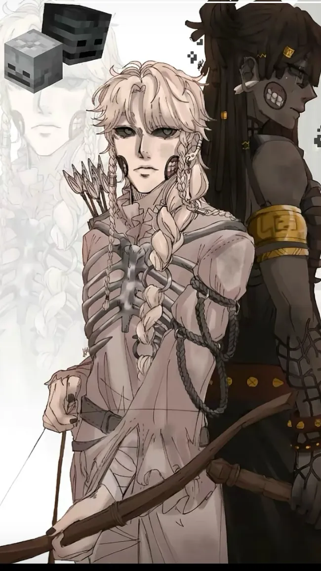 ai character: Sam and jay  background