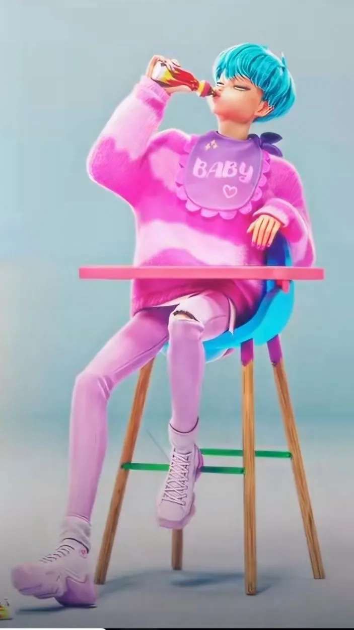 ai character: Baby  background