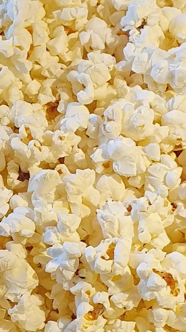 ai character: popcorn background