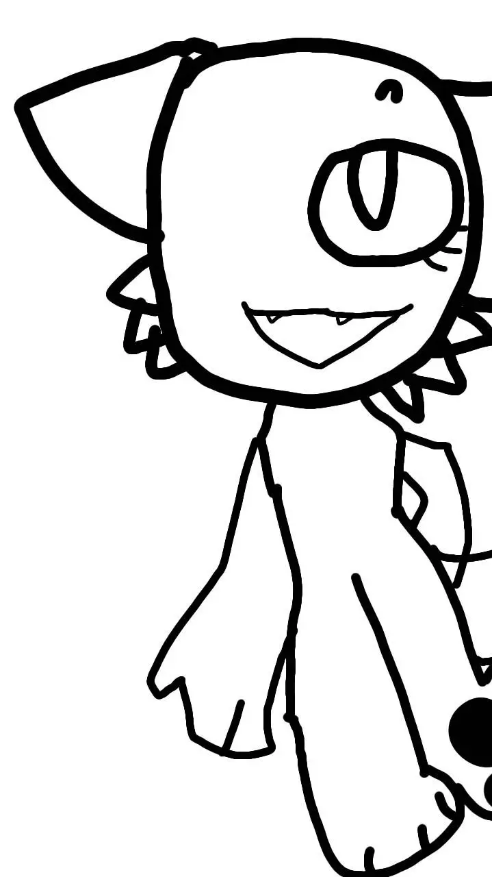 ai character: wenda & gray background