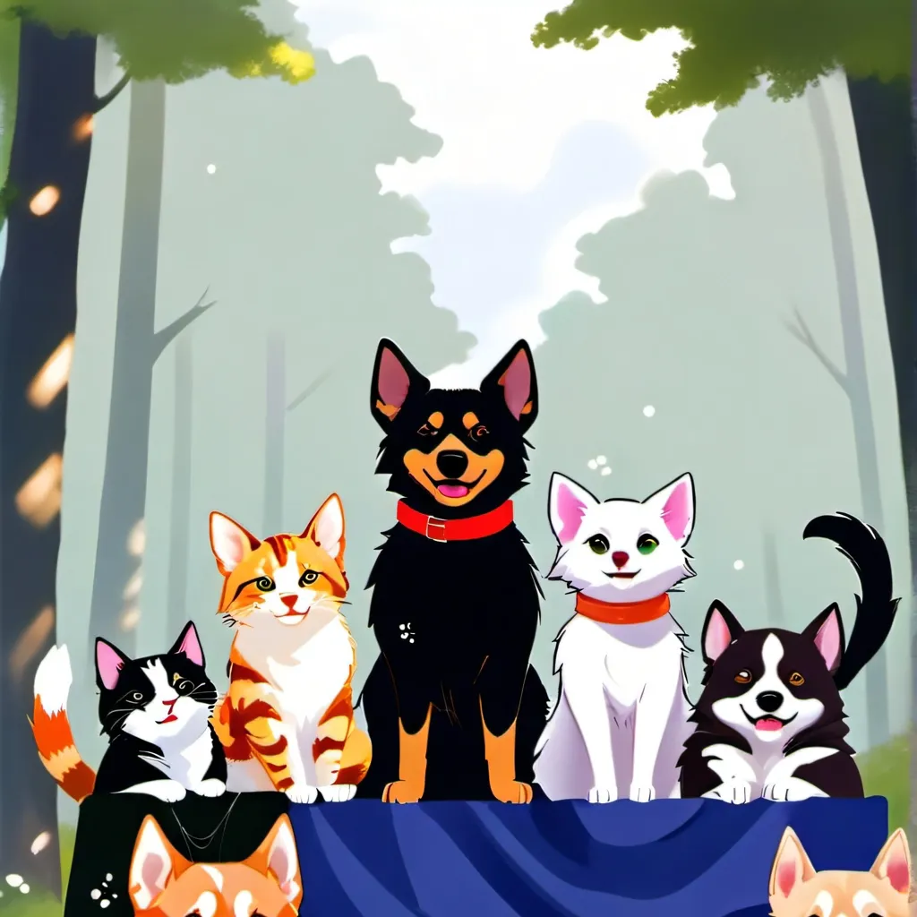 chat with ai character: night with mutts🙄😺