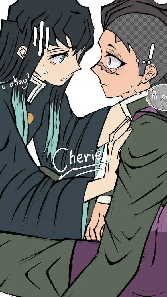ai character: •Genya x Muichiro• background