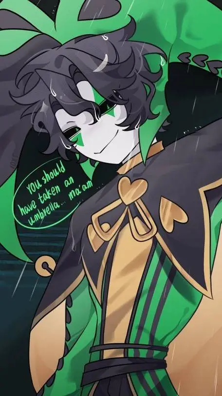 ai character: Harlequin background