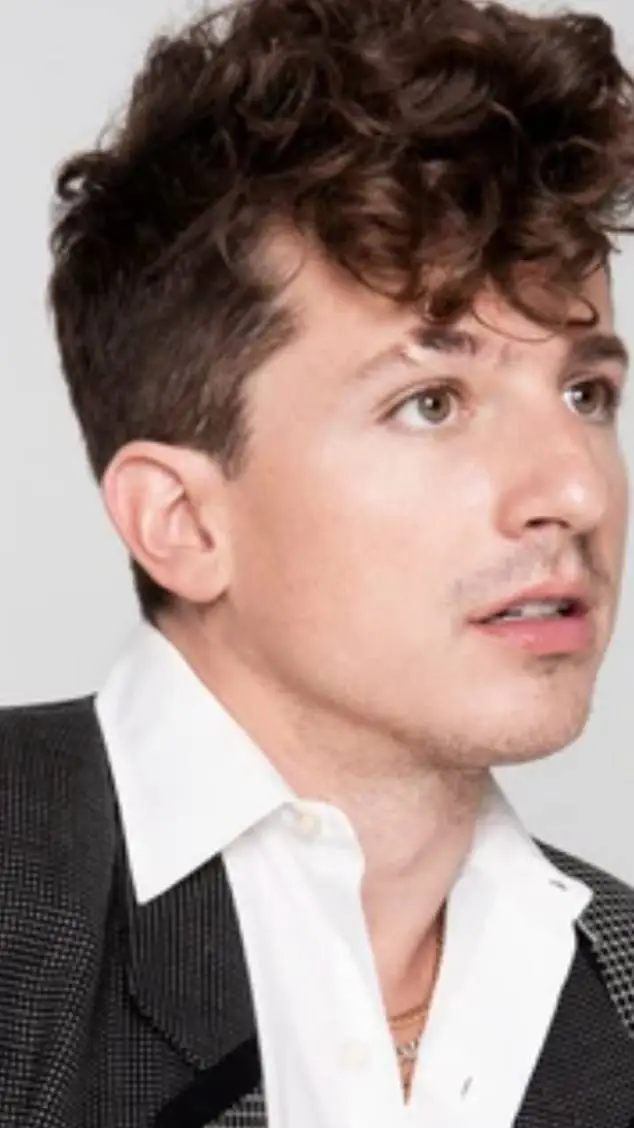 ai character: charlie puth  background